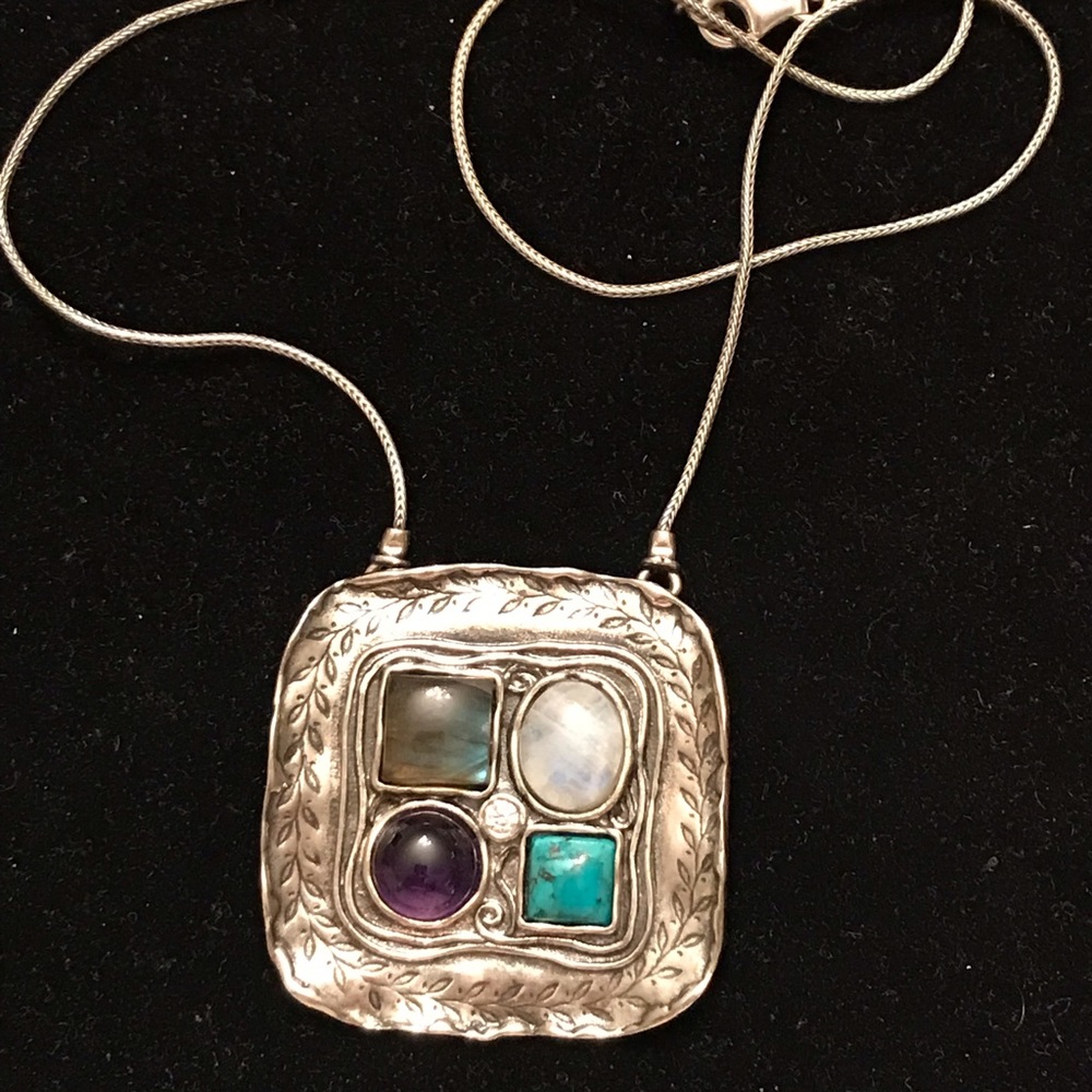 Shablool Didae Multi-Stone Sterling necklace